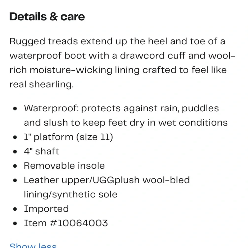 UGG Neumel Waterproof Hybrid Men boot.Highly rated.Unisex